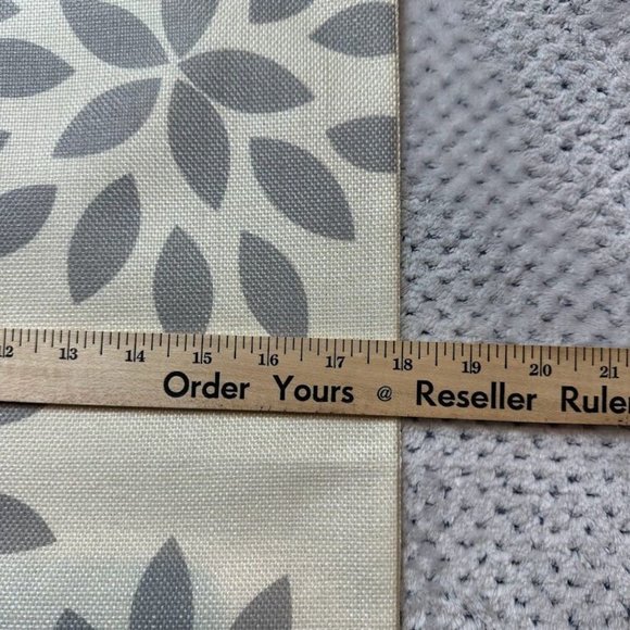 Unbranded 1 Pillowcase Cover Beige Grey Leaf Pattern Handmade Zip Closure Home - Picture 6 of 6